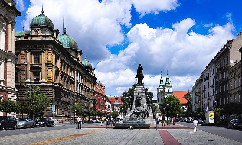 placjanamatejki widokodpołudnia kleparz pol krakow