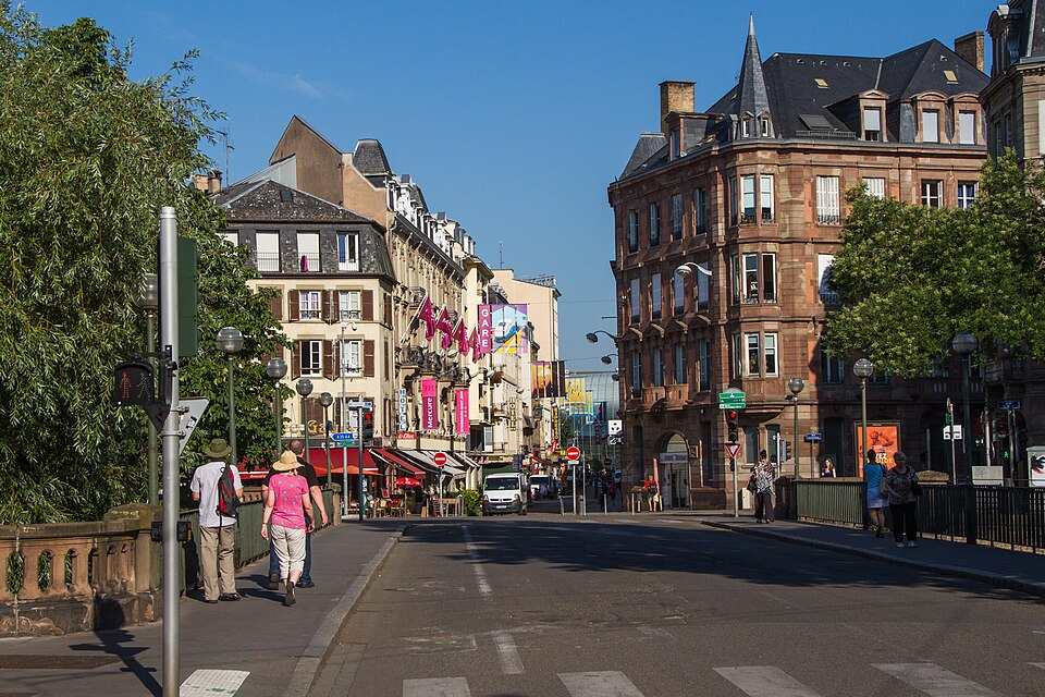 strasbourg pont kuss et rue du maire kuss août 2013