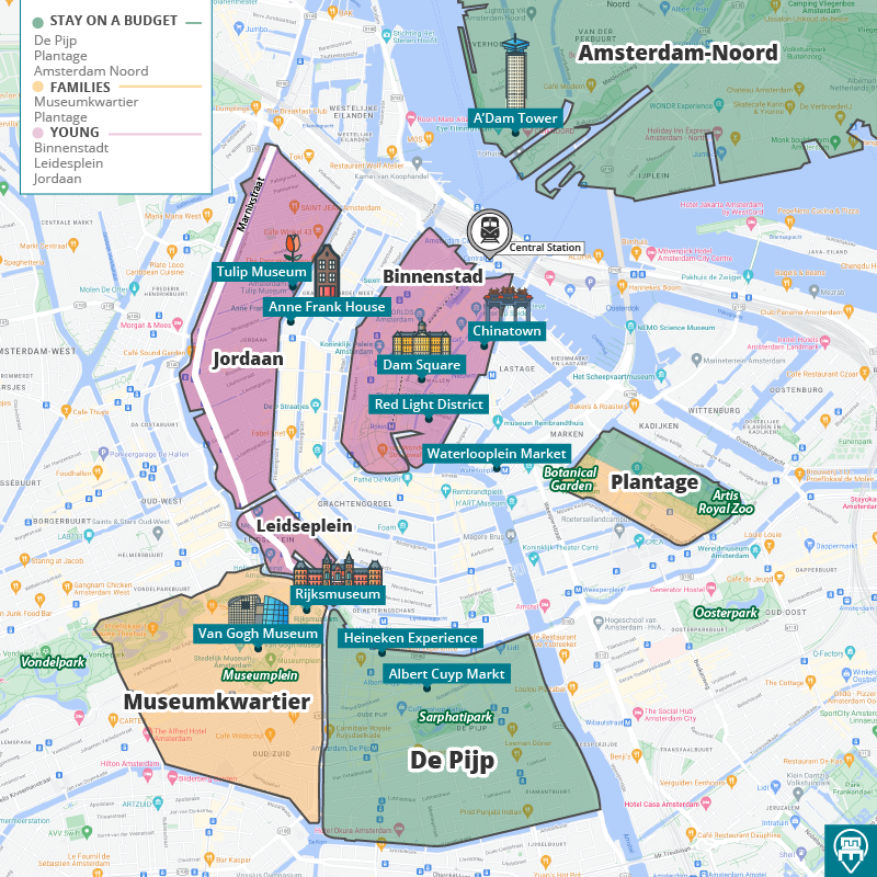 Map Neighborhoods Amsterdam Netherlands Streetwise Amsterdam Map Map Neighborhoods Amsterdam Netherlands Streetwise Amsterdam Map