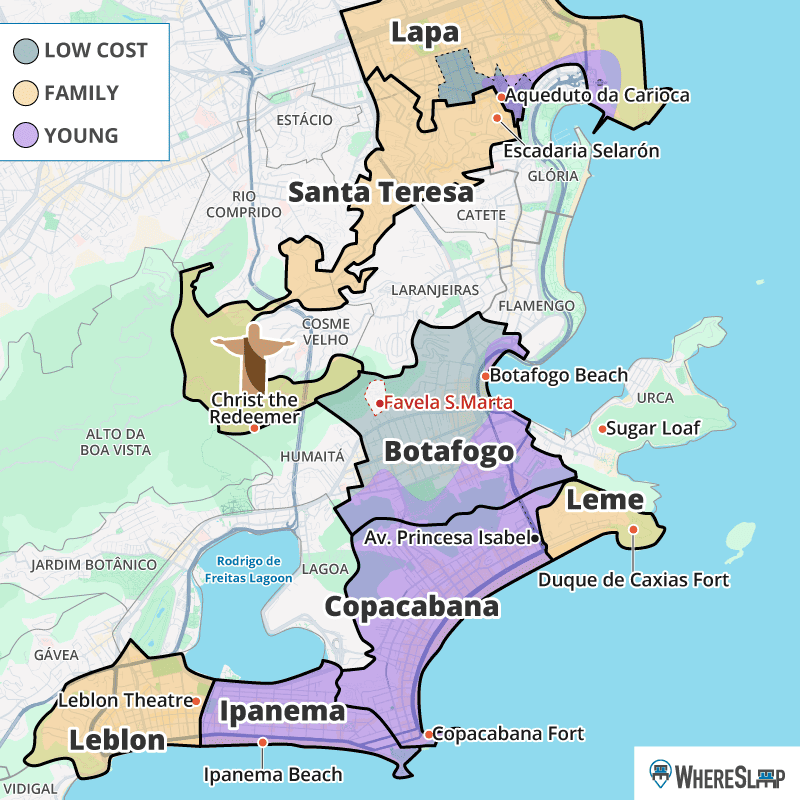 where to sleep in rio de janeiro