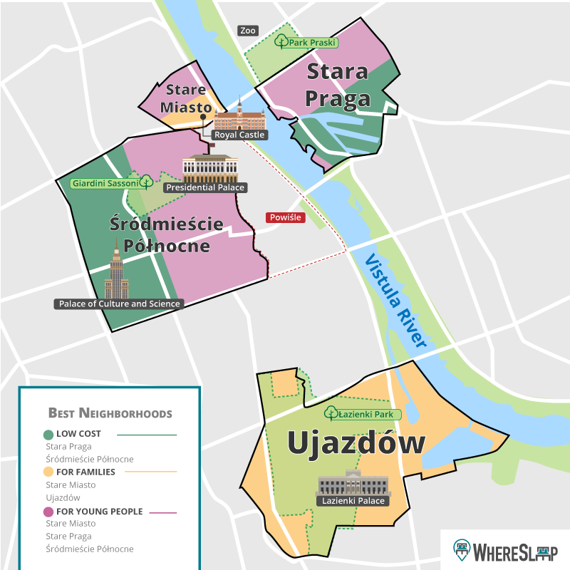 where to sleep in warsaw