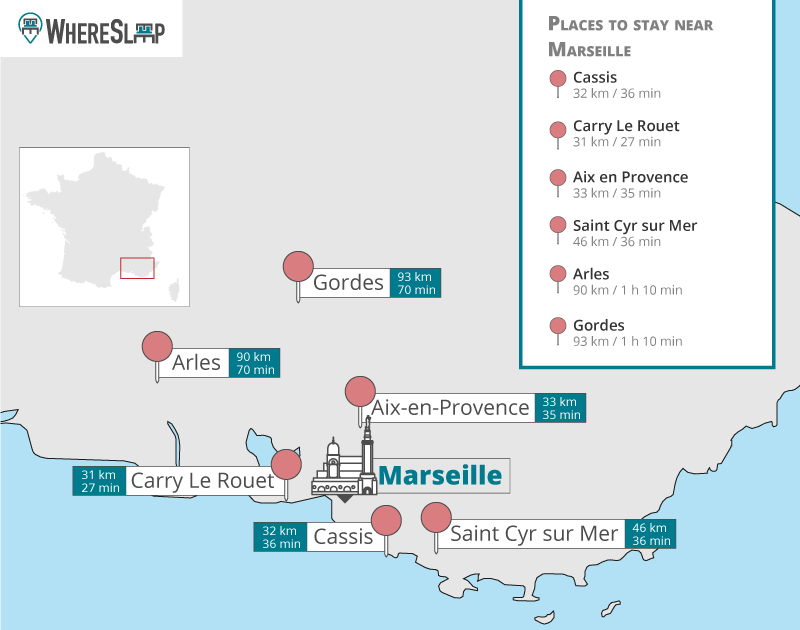 where to sleep near marseille