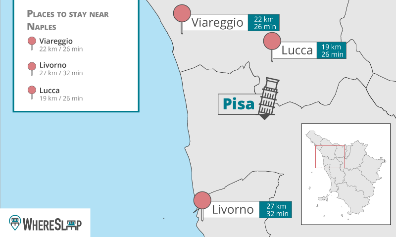 where to sleep near pisa